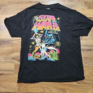 Star Wars T-Shirt Large Mad Engine Classic Graphic